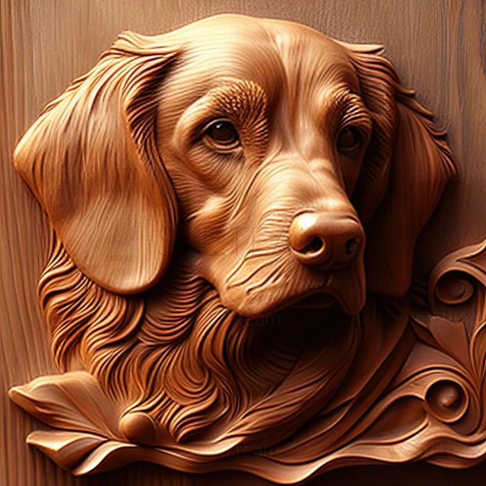 3D model Sharpey dog (STL)